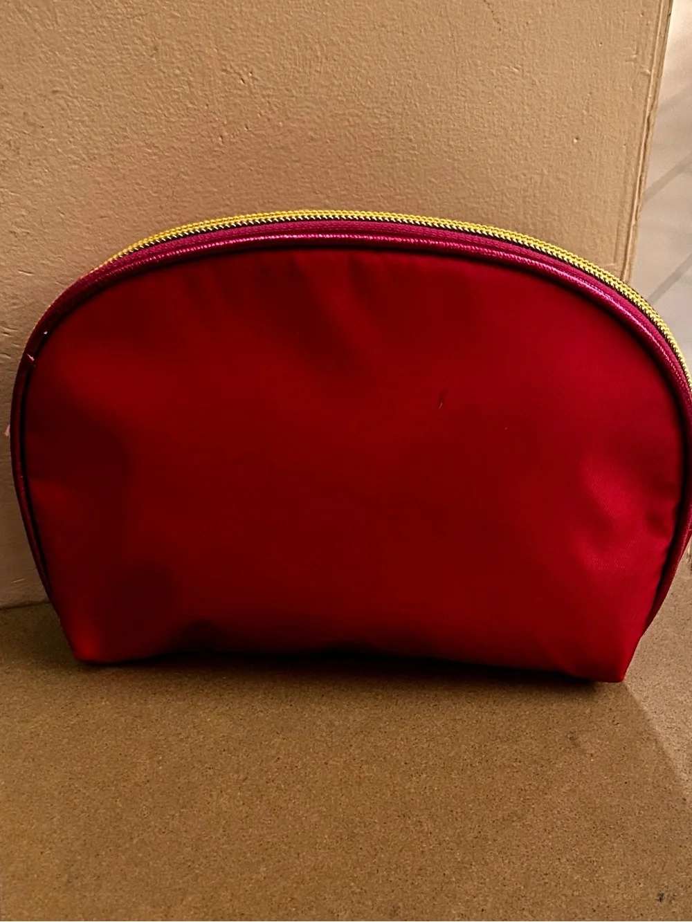 Adrienne Vittadini Red Cosmetic Pouch NEW